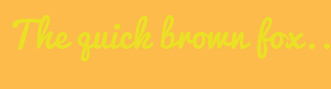 Image with Font Color EBE025 and Background Color FCBB4A